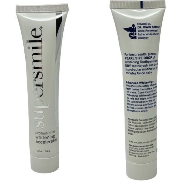 Supersmile Teeth Whitening Bundle - Toothbrush, Activating Rods, & Accelerator - Picture 2 of 15